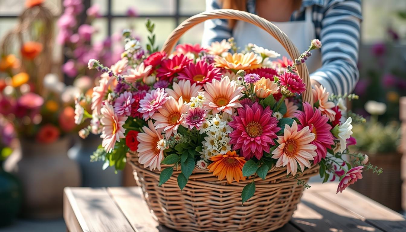 Seasonal flower arrangements